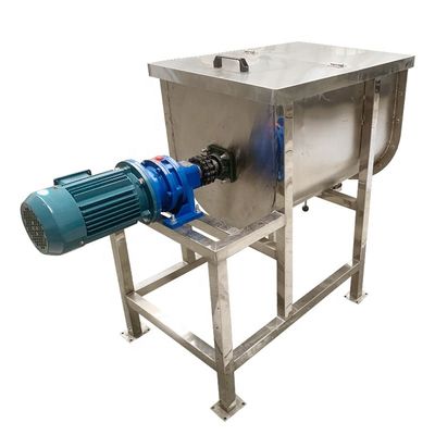 kwaliteit  Horizontal Animal Feed Stainless Steel Ribbon Poultry Chicken Animal Feed Mixer In Kenya fabriek